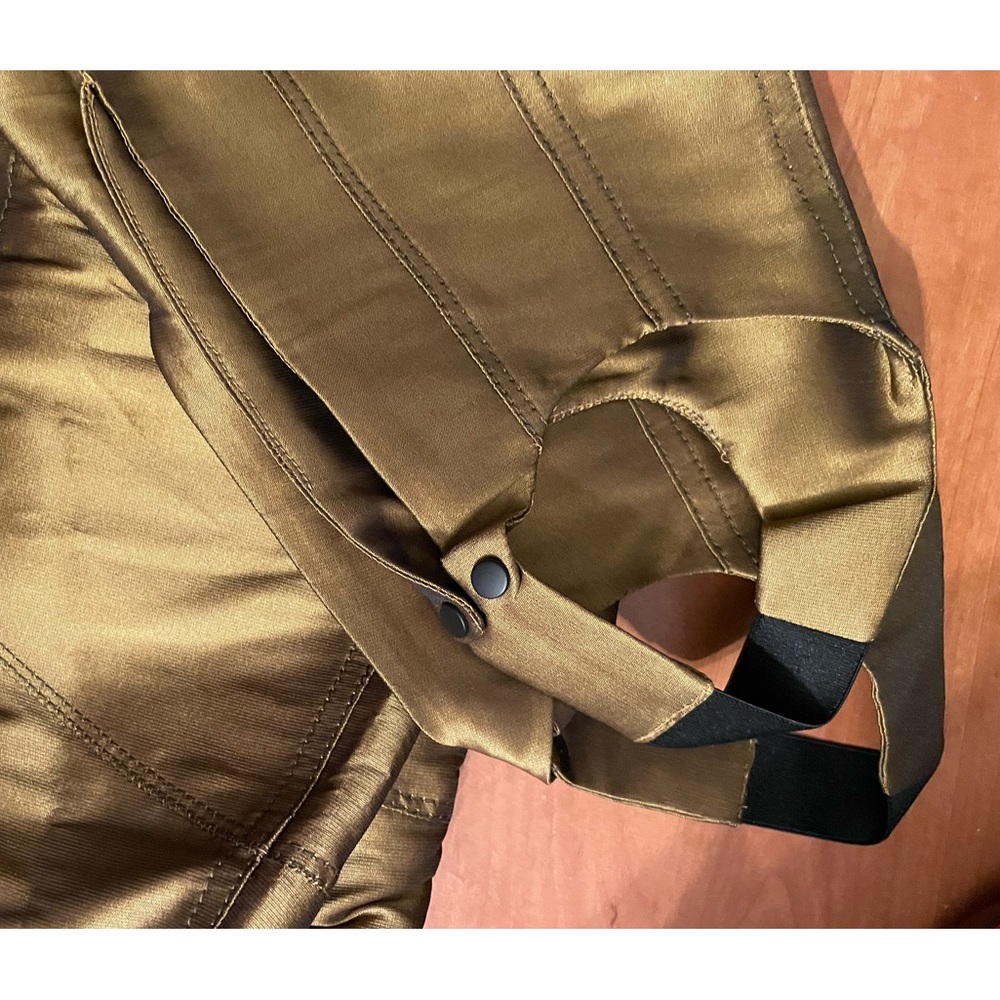 MUGLER Metallic bronze gold Trousers BNWT Stunning EXCLUSIVE for christm… - Picture 11 of 16